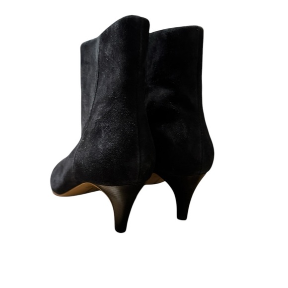 👢 Dolce Vita Dee Suede Kitten Heel Bootie in Black Size 6 👢 - Picture 3 of 6